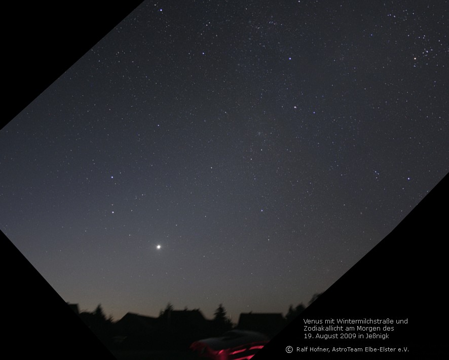 Morgen-Zodiakallicht mit Venus